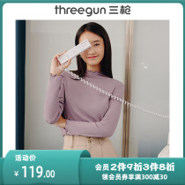 Three-gun warm upper spring female autumn clothes can be worn out of underwear casual girl with long sleeves antibacterial undershirt