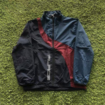 VV space WAVE RUNNER SHELL TOP WAVE colorblock letter print vintage windbreaker jacket