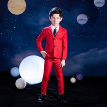 Childrens suit suit boy host piano performance suit Korean version of flower girl dress jacket suit suit