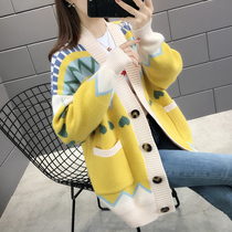  Pregnant womens jackets spring and autumn pregnant womens sweaters autumn suits fashion two-piece sets medium and long cardigans autumn models