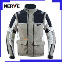 NERVE Nev motorcycle rally suit suit heavy locomotive riding suit men winter Four Seasons waterproof drop-proof warm
