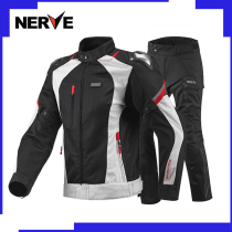 NERVE motorcycle racing suit suit riding suit Mens four seasons motorcycle rally suit summer waterproof windproof warm