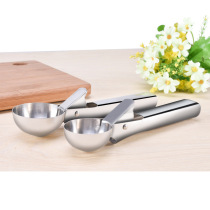 Stainless steel ice cream spoon Household tableware Fruit watermelon commercial spoon spoon Ice cream ice cream cone digger