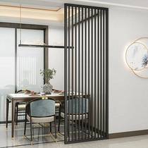 Nordic Light Luxury Iron Screen Modern Simple Living Room Season Section Office vertical hollow metal decoration