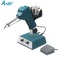 A-BF automatic tin feeding machine Adjustable temperature foot type tin dispensing machine 80W electric welding table electric soldering iron HS373A