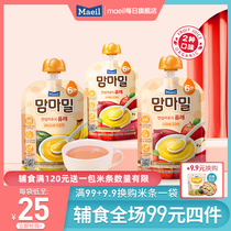 Maeil Daily Friends Mimi Fruit and Vegetable Puree Portable Suction Bag No Add Puree Baby Supplementary Mud 100g