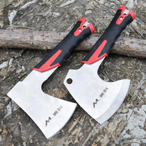 Outdoor steel axe Woodworking firewood axe Self-defense small axe Knife fight axe Camping firewood cutting axe