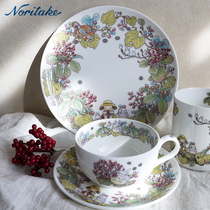 noritake Totoro Japanese Noritake ceramic ornaments Cartoon decorative plate Coffee cup Saucer mug Ghibli
