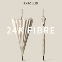 24 bone long handle umbrella large number of men to step up reinforced straight pole umbrella female oversized windproof thickened umbrella custom logo