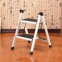 Ladder household herringbone ladder folding and telescopic two-step ladder stool two-step ladder dormitory thickened three or four steps multi-function