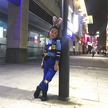 Crazy Animal City Costume Children Rabbit judy Officer judy Hat Fox Nick cos Ear Tail Recorder