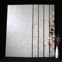 Soft light brick color terrazzo tile 600x1200 large board antique brick All-ceramic whole body carved glaze non-slip floor tiles