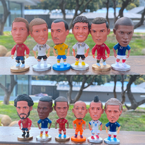European Cup football star doll Messi Portugal Ronaldo star doll model doll Bell ornaments doll