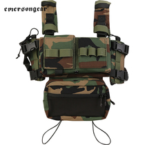 Emerson Emersongear Tactical Vest MK3 Tactical chest hanging belly pocket Lightweight belly pocket can be used with vest