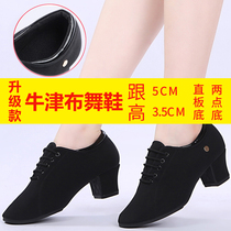Latin dance shoes female middle-aged and elderly professional soft-soled square dance shoes dancing shoes ballroom dance sailors dance shoes cloth shoes