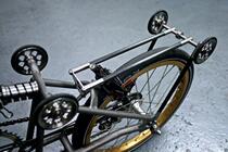 Z3Cycle TIPARTS Small Cloth Modification Small Cloth Folding Car Titanium Fiber Rear Shelf