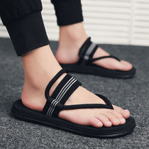 Trend mens slippers Summer fashion outdoor wear all-match casual flip flops mens beach slippers personality sandals outdoor