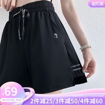  Summer thin sports shorts womens loose quick-drying running fitness five-point pants large size volleyball tennis badminton pants