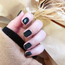 innisfree Black nail polish Pure black 66 starry sky black flash 67 summer white nail art