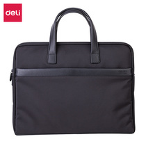 Del Briefcase 63751 Portable Briefcase Hand Zip File Bag Large Capacity Business Bag Office Storage Bag Storage Bag Hand bag