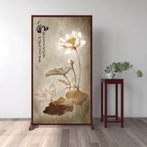 Chinese screen partition wall living room into the door porch decoration shelter home office toilet custom