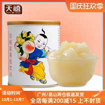 Guangxi white peach fruit jam 850g containing pulp white peach baking cake milk tea shop special raw materials