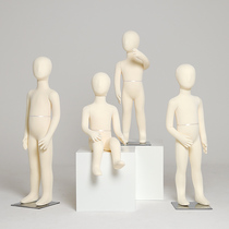 Children's clothing store children's model props software display stand full body baby child dummy model female hand and foot activities