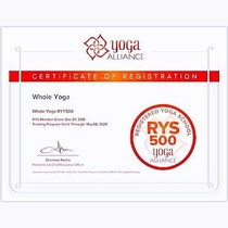All-American RYT ryt-200 hours RYT500 customized ERYT Yoga Alliance certificate customized inquiry New