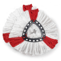 Adapted o-cedar cotton yarn mop replacement cloth microlida household water suction triangle non-pure cotton spinning mop head