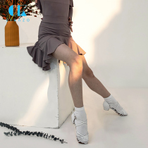 Girls Latin Dance Practice Women Childrens Autumn and Winter Skirt Professional Bundle New Set Latin Dance Dress 2198