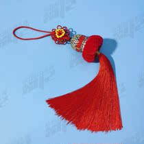 (SF)Badminton car pendant Handmade creative China knot gift Tassel pendant jewelry Sports peripheral