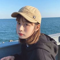  Niche Japanese retro short eaves soft top cap mens and womens summer Korean street hip-hop baseball cap wild tide