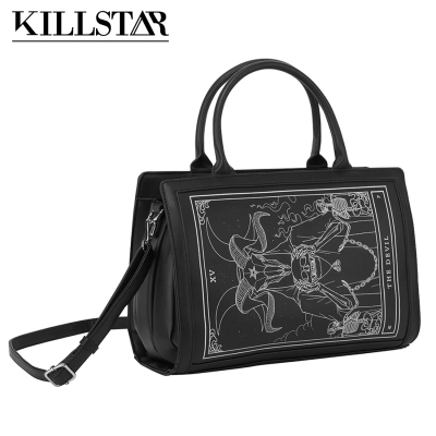 taobao agent Jier Britain Killstar Gothic Dark Tarot Demon DEVIL Book Style Shoulder Shoulder Back Skin Back