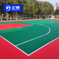 Basketball Court Kindergarten Wheels Skating Outdoor assembly floor suspended floor Sports Ground Rubber Outdoor Playground Plastic Runway