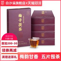 5 pieces of tea Hunan Anhua black tea Baishaxi authentic original leaf Jinhua Fuzhuan tea plum tea 900g * 5