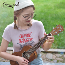 camwood purple wood imported ukulele female beginner 21 23 26 inch four string small guitar starter children