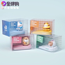 Korean genuine MOLANG potato rabbit home creative door stopper cartoon door stopper cartoon door stopper cute door blocking top door device
