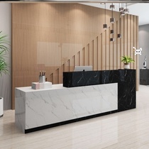 Front desk cashier fashion shop small cash desk exhibition custom open cash register golden convenience store