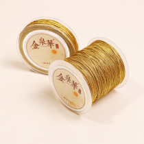 Golden 72 Jade Thread Hand Woven Rope Gold Thread Gold Thread Bracelet Chrope Diy Material Fugitive Princess Hand Rope