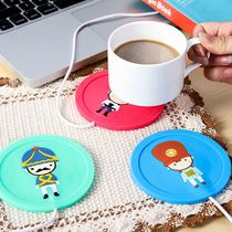 USB thermos cup mat Constant temperature warm electric cup mat Coffee and tea heating base Office desktop thermos dish
