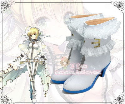 Fate Grand Order Fate Extra CC Saber Nero Claudius Bride Cosplay Costume