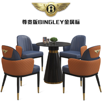 Light luxury Hotel rooms Chess chairs Mahjong chairs Restaurant Club Bentley furniture Reception sales office Negotiation tables and chairs