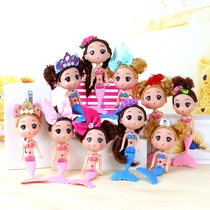 Mermaid confused Princess Doll Girl company event gift cake baking Christmas gift