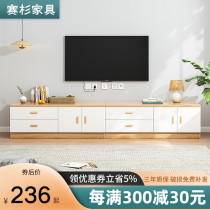 TV Cabinet Modern Minimalist Living-room TV Cabinet Ground Cabinet Lockers Combined Wall Cabinet TV Cabinet small family