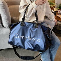  Travel bag Womens fashion large-capacity handbag mens travel duffel bag lightweight business travel business fitness bag