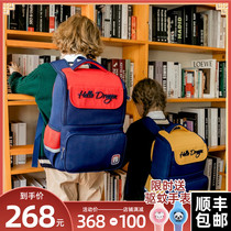  (star recommendation)Primary school students childrens school bags one two three to sixth grades reduce the load and protect the spine ultra-lightweight men and women