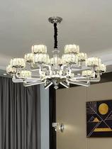  living room chandelier simple post modern light luxury dining room bedroom simple European lamp arm light 2021 New Crystal