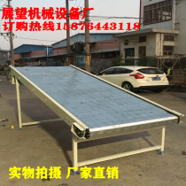 Chain plate conveyor Stainless steel linear chain plate flat top chain plate High temperature resistant conveyor custom mesh belt line