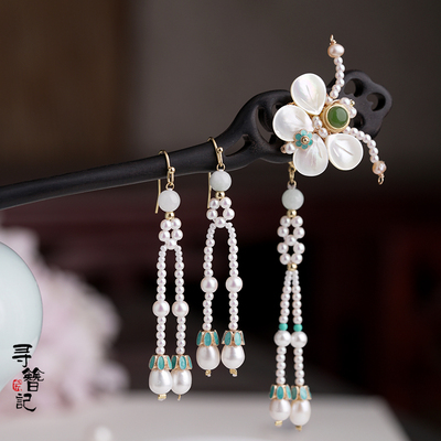 taobao agent Genuine design retro classic ethnic cheongsam, hair accessory, Chinese hairpin with tassels, ethnic style