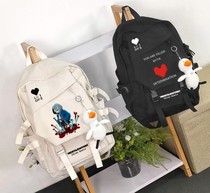 Under the legend Undertale sans students men and women schoolbags Tide brand large capacity anime ins backpack